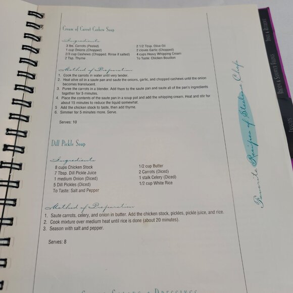 1991 Cookbook "Favorite Recipes of Steelcase Chefs" Steelcase Inc. Grand Rapids - Picture 12 of 12